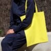 108 Tote Bag in Bright Yellow Soft Nappa LeatherCLASH BAGS