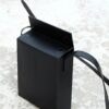 150 Vertical Box Bag In Black Calfskin Leather ⎮CLASH BAGS