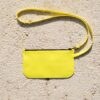 160 Crossbody Bag in Bright Yellow Nappa Leather | Clash Bags