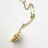 Piña Golden Pine Cone Necklace ⎮CLASH BAGS