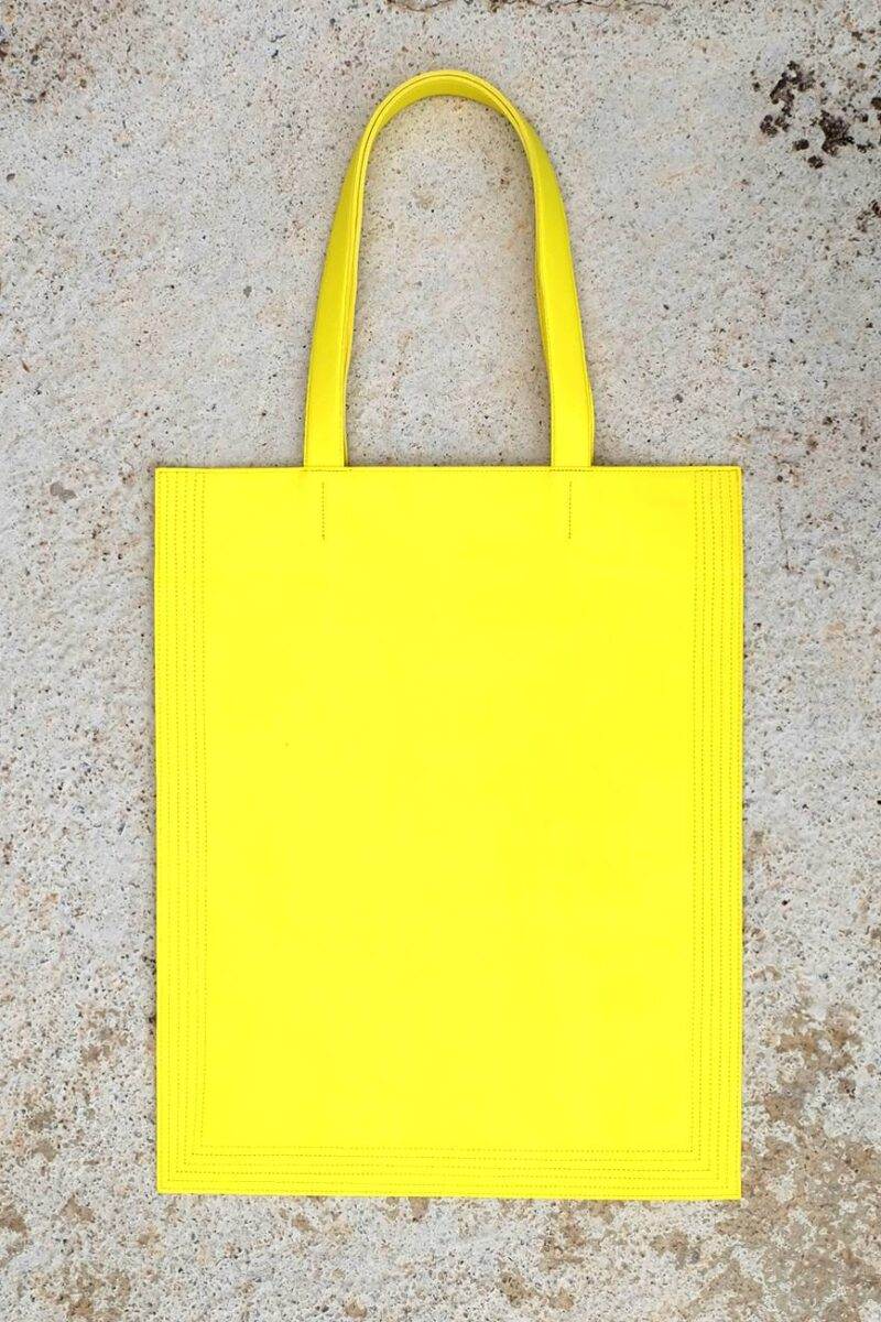 108-Tote-Bag-in-Yellow-Lamb-Nappa-Leather7 CLASH BAGS
